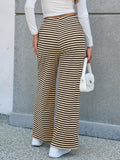 Lovelet Striped Wide Leg Pants Pants