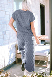 Short Sleeve Top and Pocketed Pants Lounge Set Lingerie & Nightwear