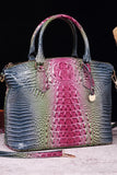 Gradient PU Leather Handbag 