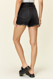 Judy Blue Full Size Tummy Control Fray Hem Shorts 