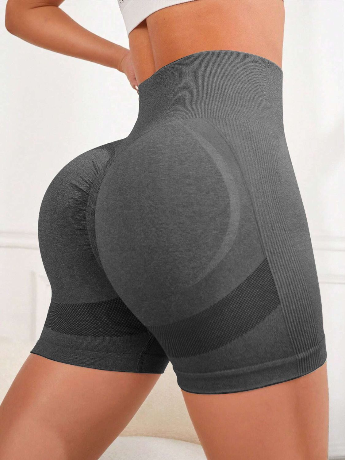 High Waist Active Shorts 