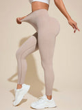 Solid High Rise Active Leggings 