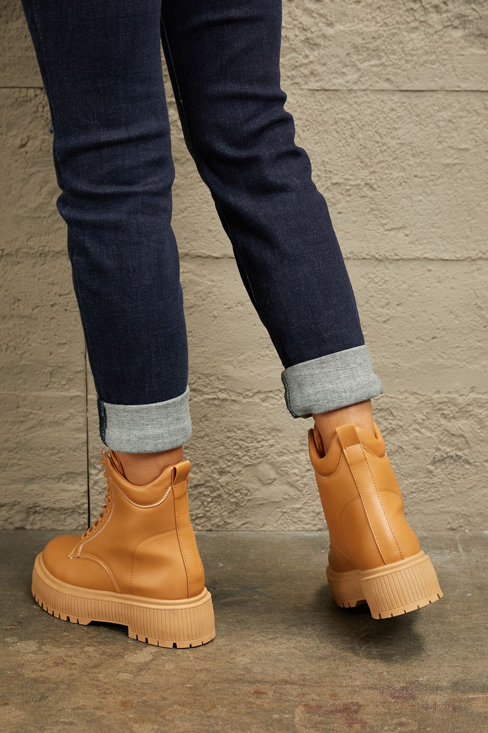 East Lion Corp Platform Combat Boots 