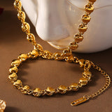 18K Gold-Plated Titanium Steel Bracelet 