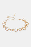 Alloy Chain Circle Shape Belt 