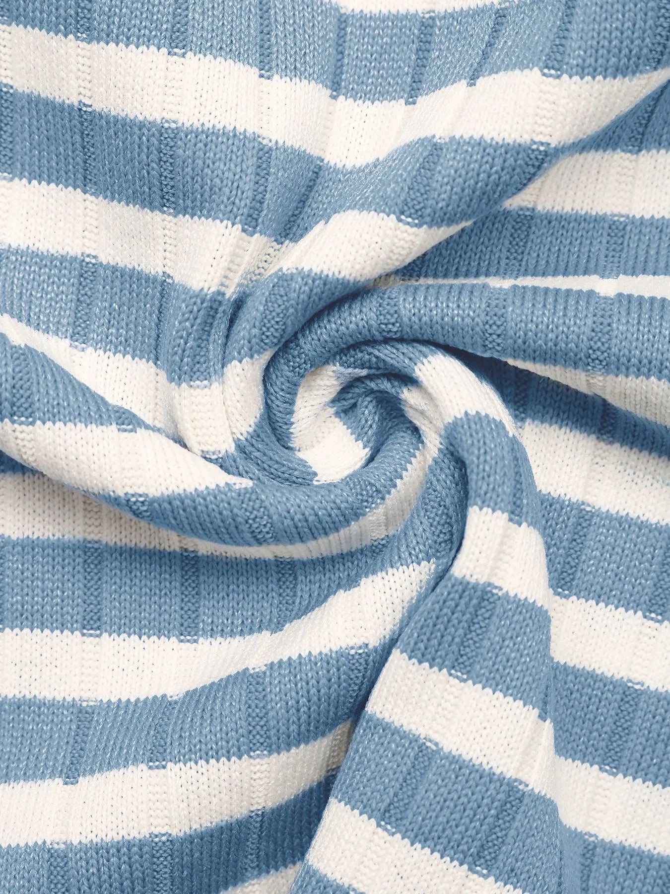 Striped Square Neck Long Sleeve Top and Pants Lounge Set Lingerie & Nightwear