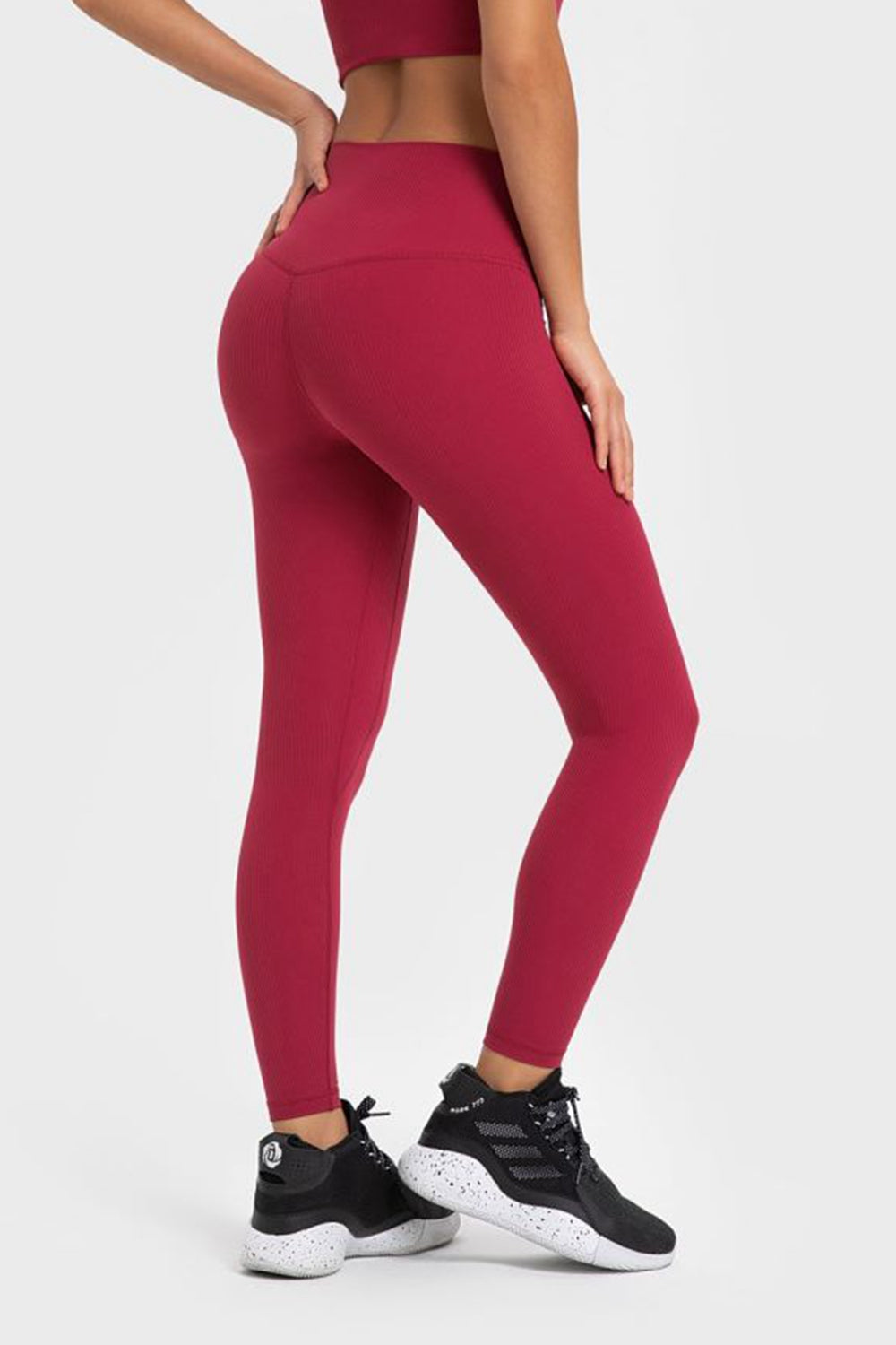 Millennia Highly Stretchy Wide Waistband Yoga Leggings 