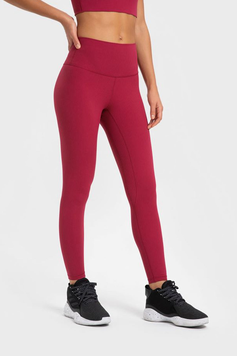 Millennia Highly Stretchy Wide Waistband Yoga Leggings 