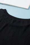 Plus Size Printed Short Sleeve Blouse 