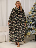 Camouflage Hooded Teddy Night Dress 