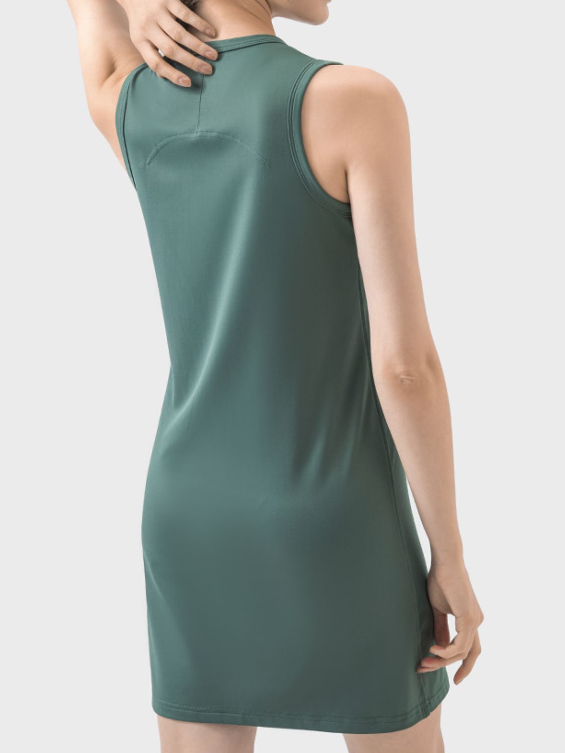 Millennia Round Neck Sleeveless Active Dress 