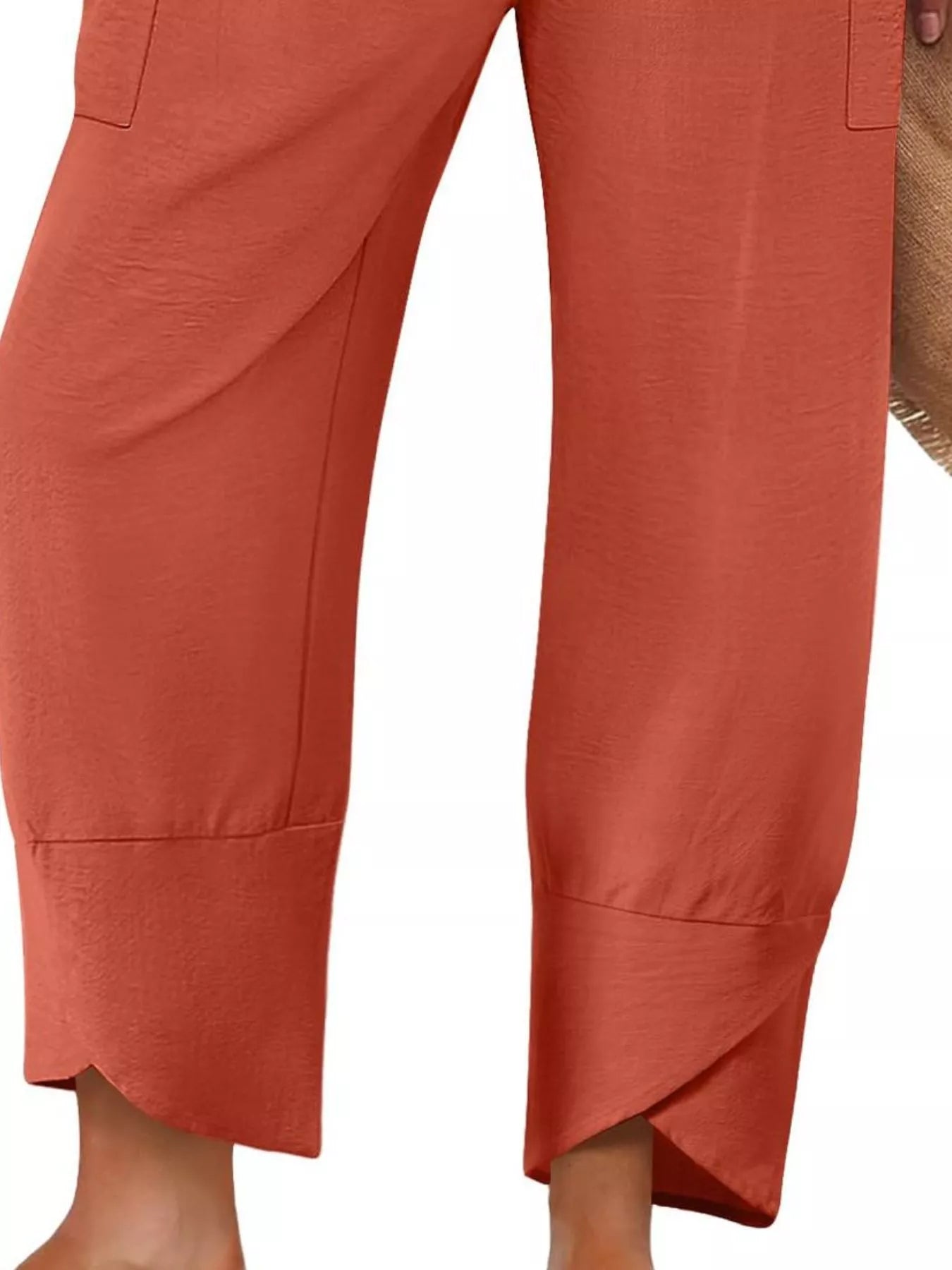 Elastic Waist Pants 
