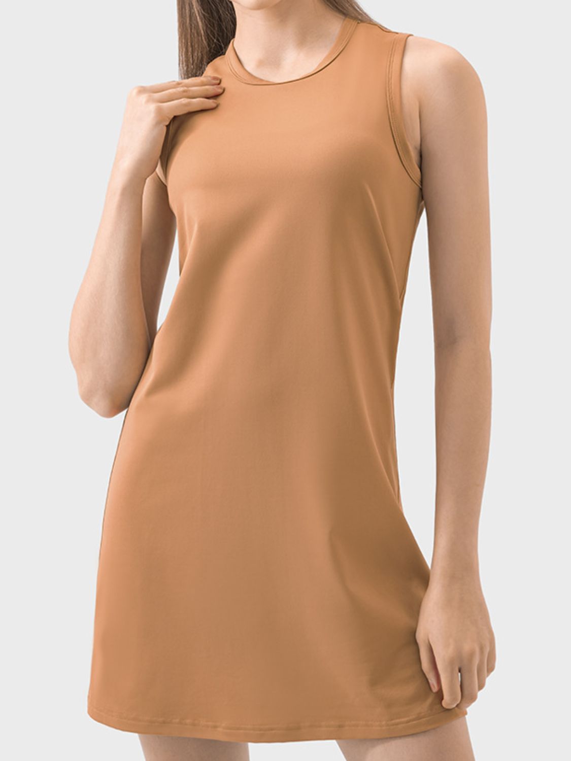 Millennia Round Neck Sleeveless Active Dress 