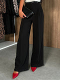 High Waist Wide Leg Pants Pants