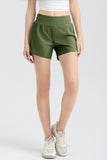 Elastic Waist Active Shorts 