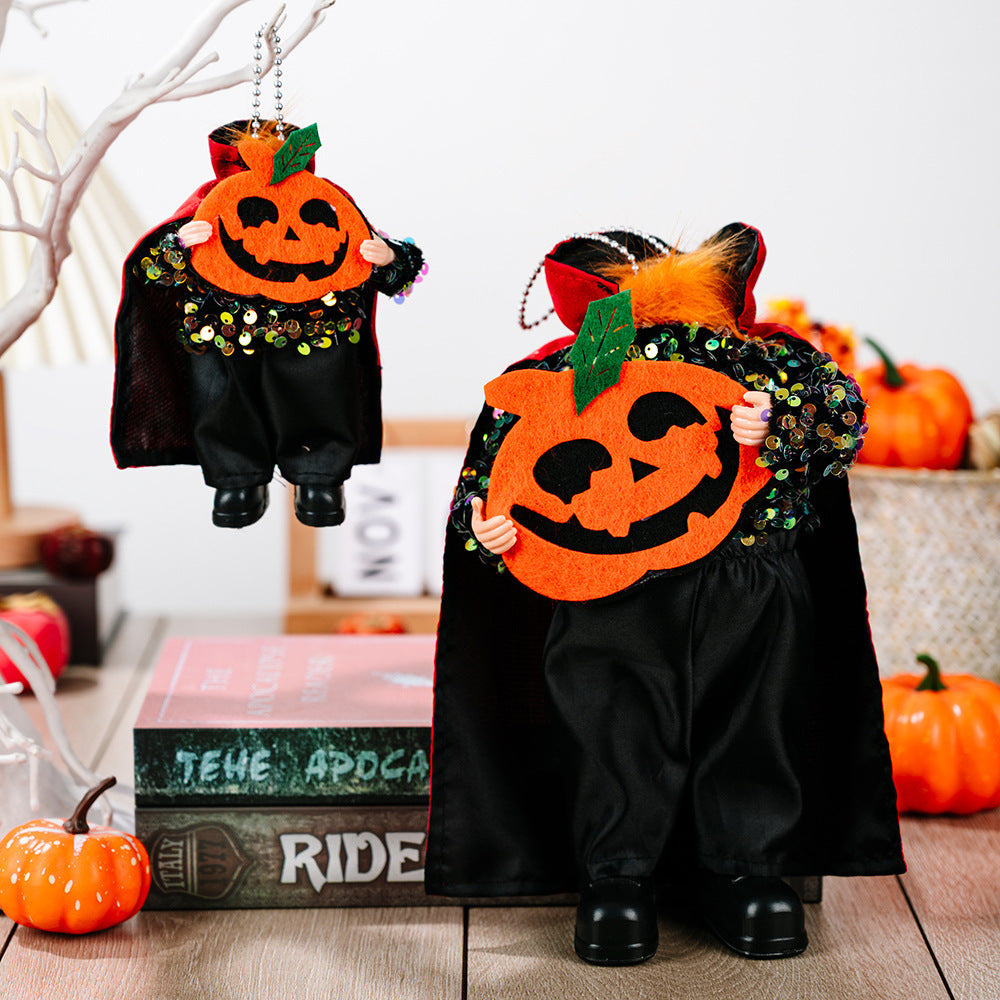 Two-Piece Sequin Halloween Hanging Widgets 
