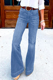 Full Size Flare Jeans with Pockets Plus Size 