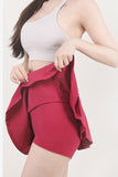 High Waist Pleated Active Skirt 