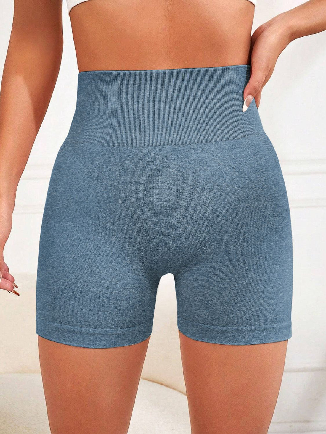 High Waist Active Shorts 