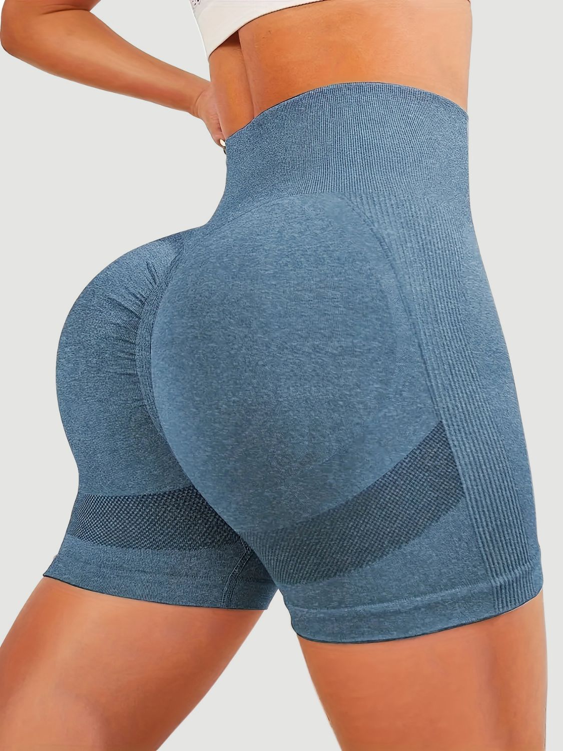 High Waist Active Shorts 