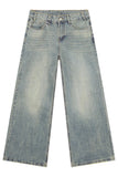 Wide Leg Jeans with Pockets 