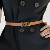 Alloy Buckle PU Belt 