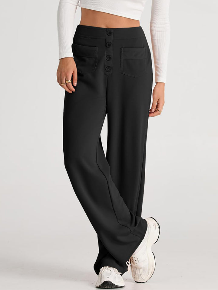 High Waist Wide Leg Pants Pants