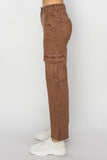Risen Full Size High Rise Cargo Jeans 