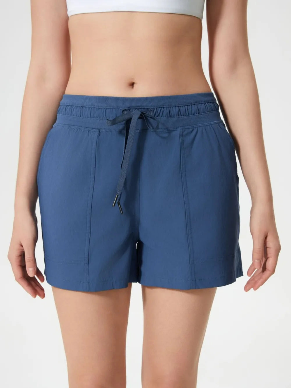 Millennia Drawstring Active Shorts with Pockets 