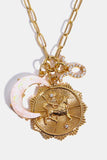 Constellation and Moon Pendant Copper Necklace 