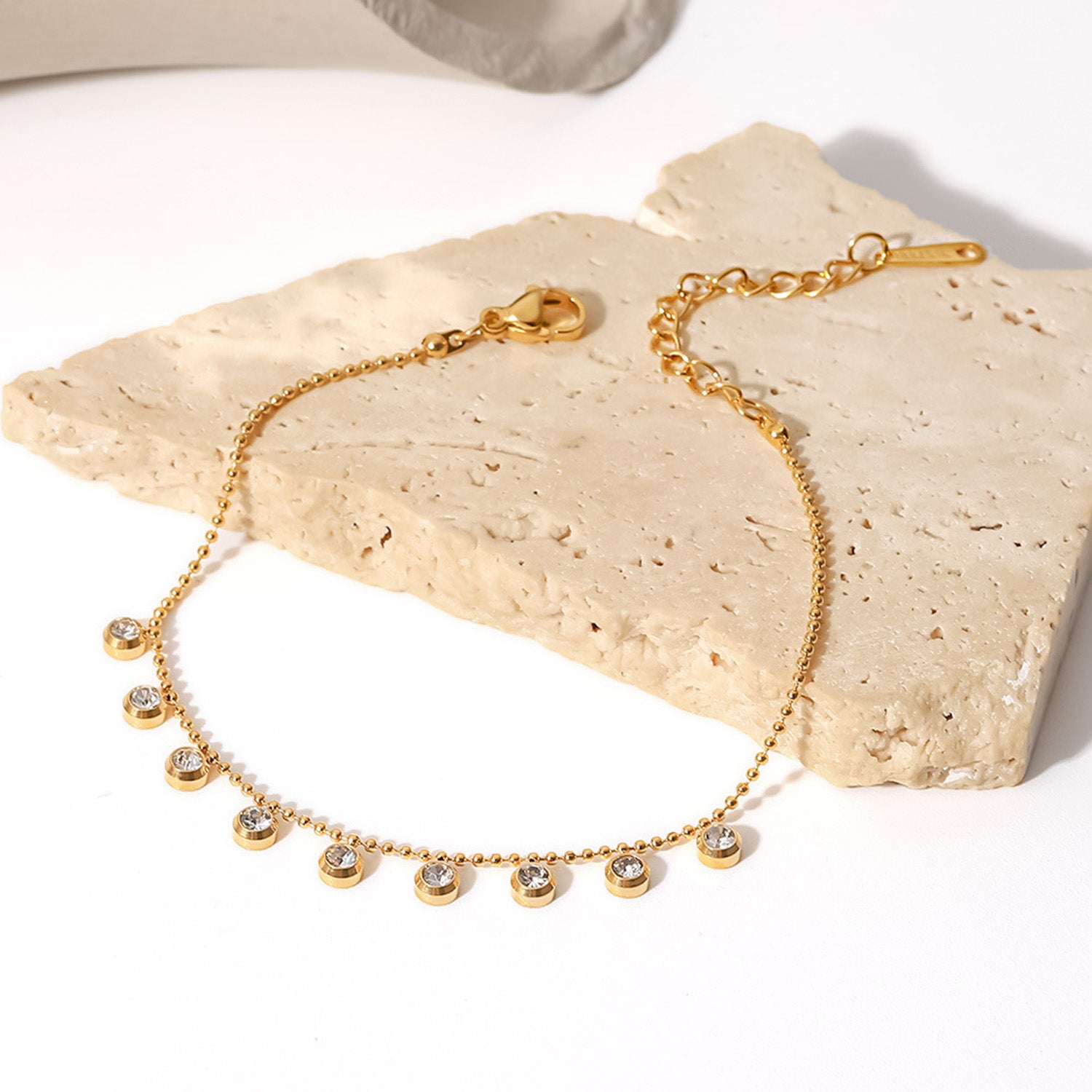 Zircon 18K Gold-Plated Necklace 