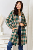 Mandy Plaid Collared Neck Long Sleeve Shirt 