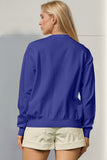 Double Take Full Size Sequin Nutcracker Long Sleeve Sweater 
