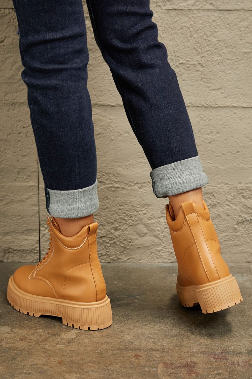 East Lion Corp Platform Combat Boots 