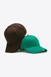 Plain Adjustable Cotton Baseball Cap 