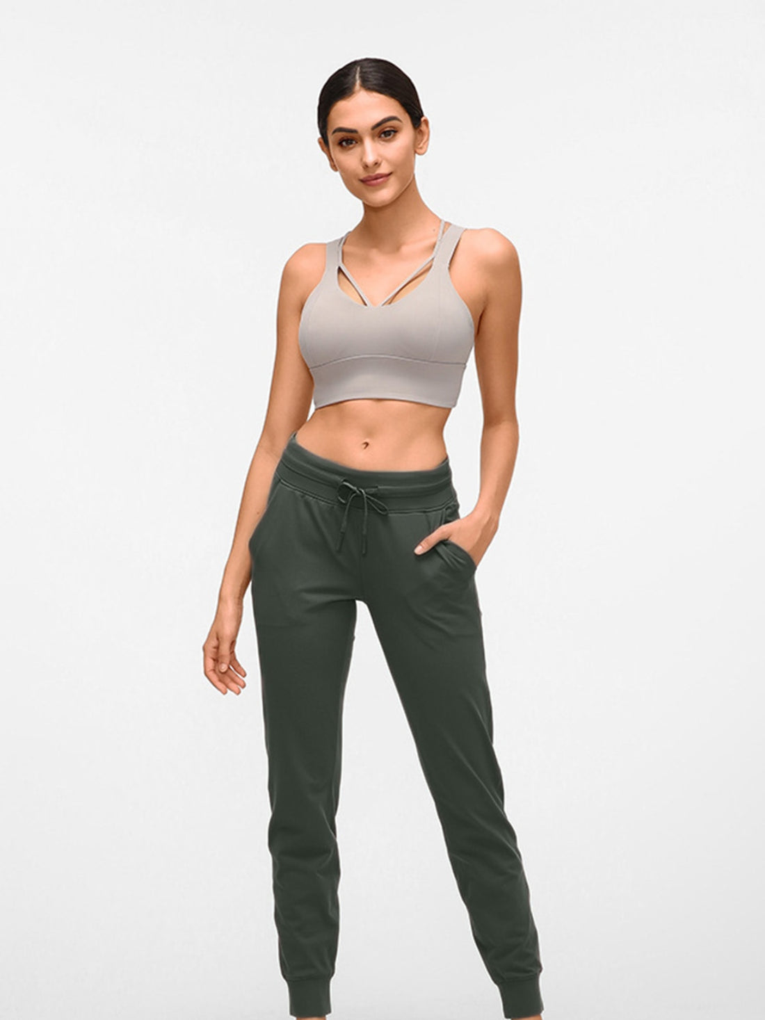 Millennia Double Take Tied Joggers with Pockets 