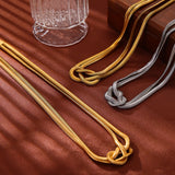 Titanium Steel Knot Necklace 