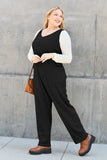 Double Take Full Size Sleeveless Straight Jumpsuit 
