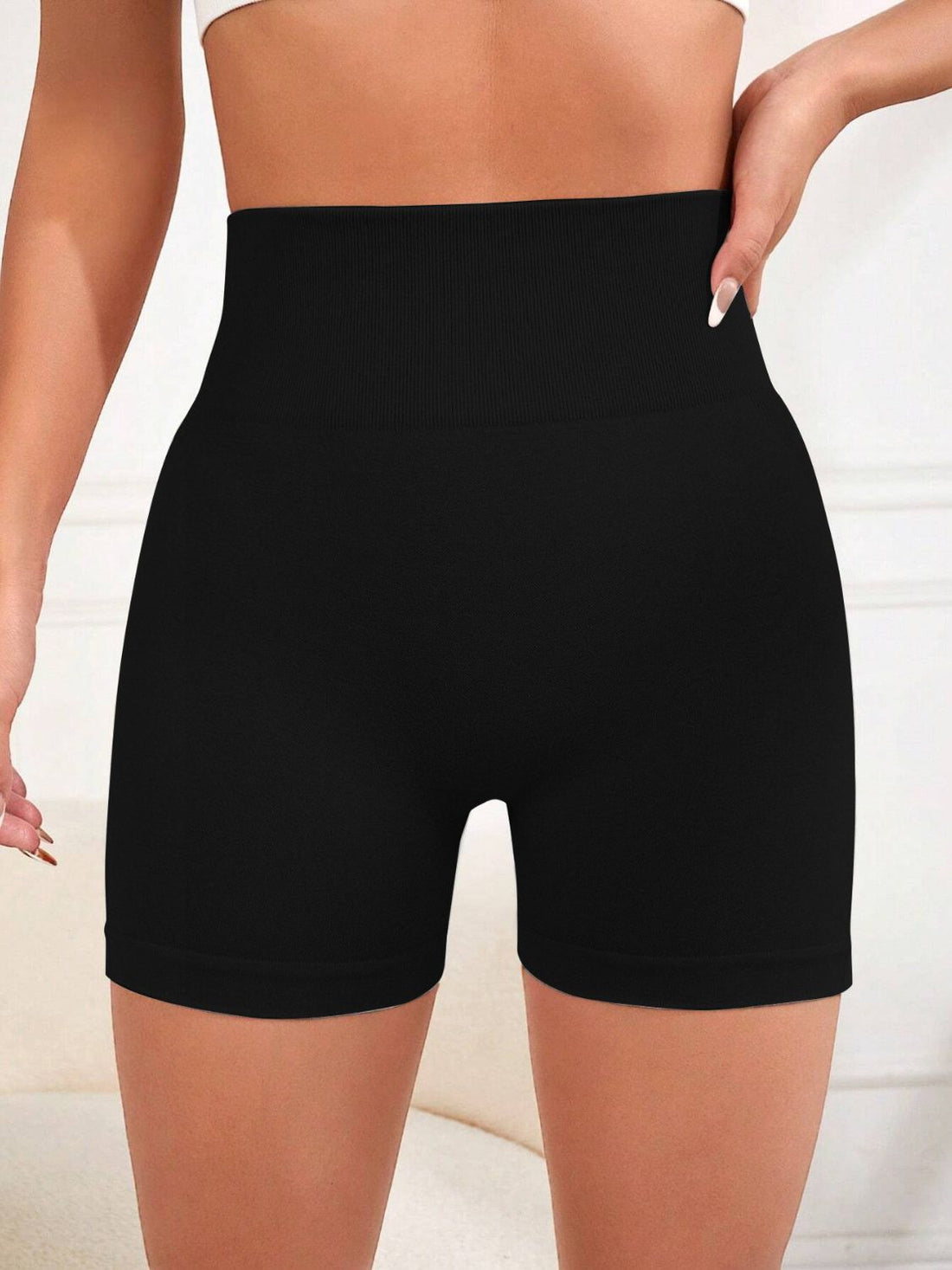 High Waist Active Shorts 