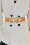 Zinc Alloy Buckle Elastic Belt 