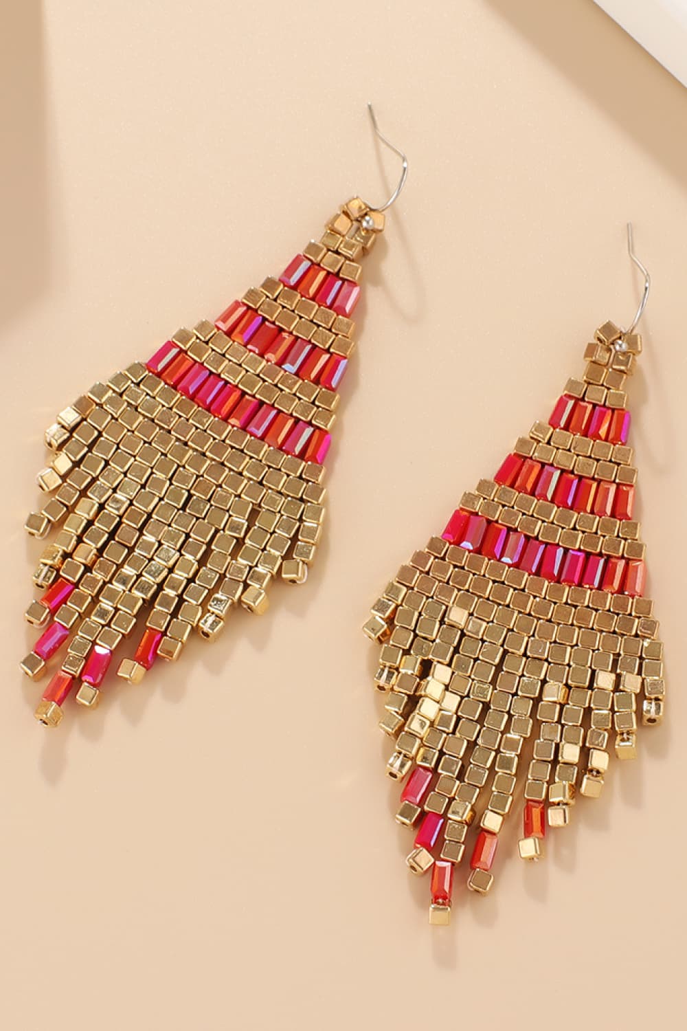Beaded Dangle Earrings 