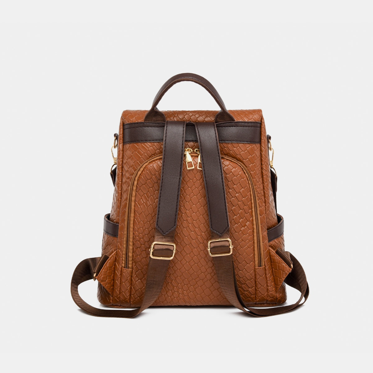 PU Leather Backpack Bag 