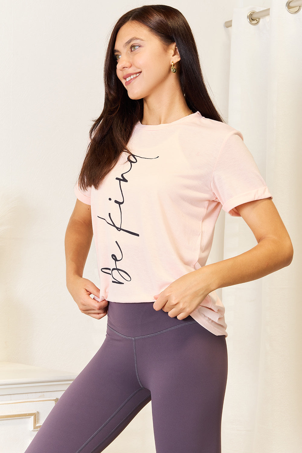 Simply Love BE KIND Graphic Round Neck T-Shirt 