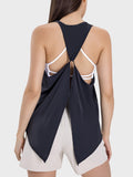 Millennia Round Neck Wide Strap Active Tank 