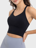 Millennia Crisscross Round Neck Active Tank 