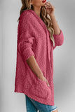 Double Take Pocketed Open Front Long Sleeve Cardigan 