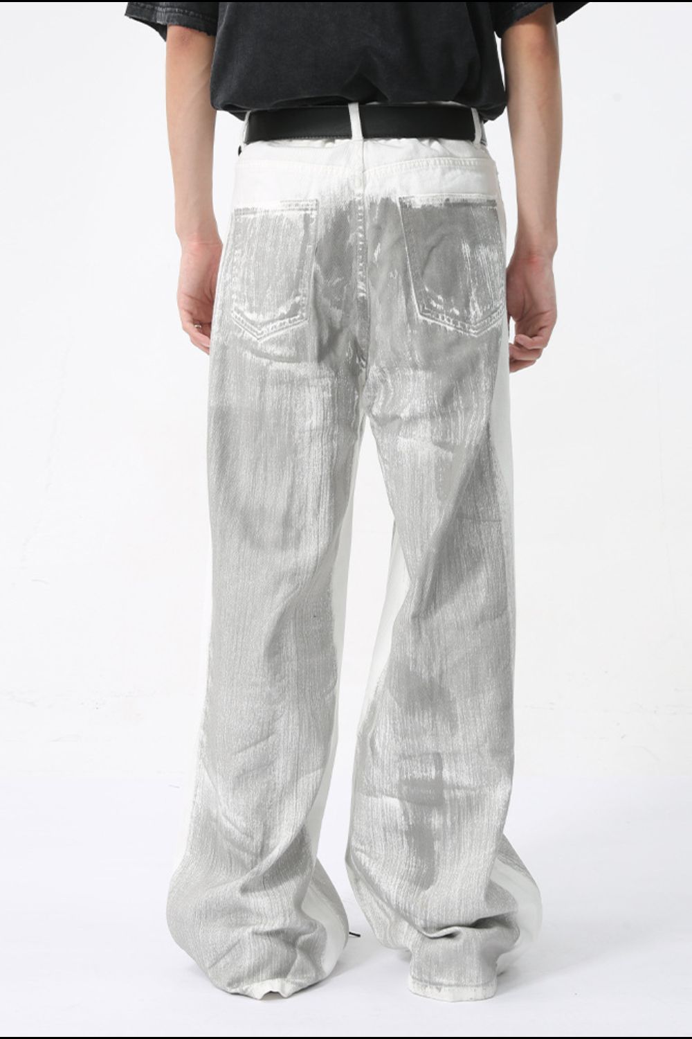 Wide Leg Jeans with Pockets 