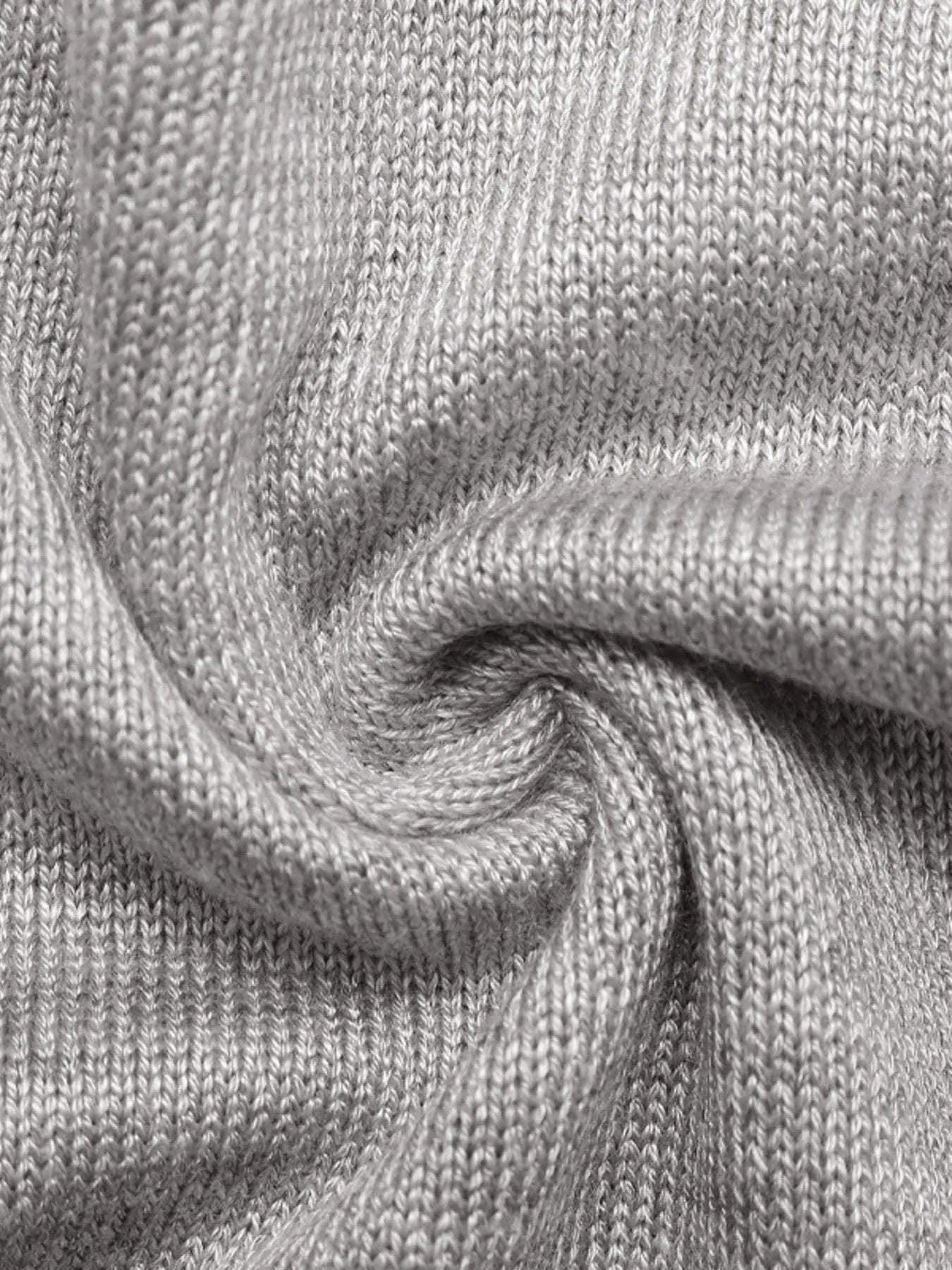 Ribbed Long Sleeve Top and Skirt Knit Set 