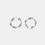 Titanium Steel Twisted Earrings 