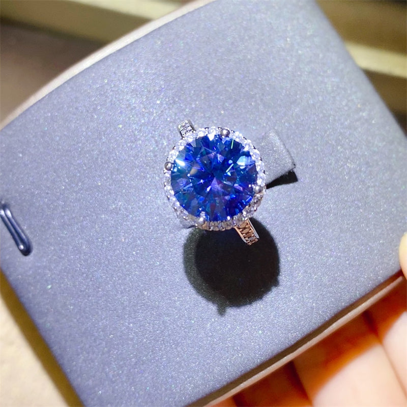 5 Carat Moissanite 925 Sterling Silver Ring 